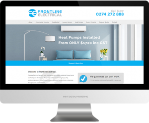 Frontline Electrical - Website Design and Development
